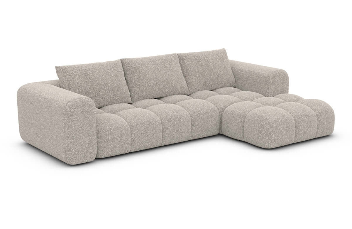 Stoff Ecksofa Casaluna L-Form Pearl
