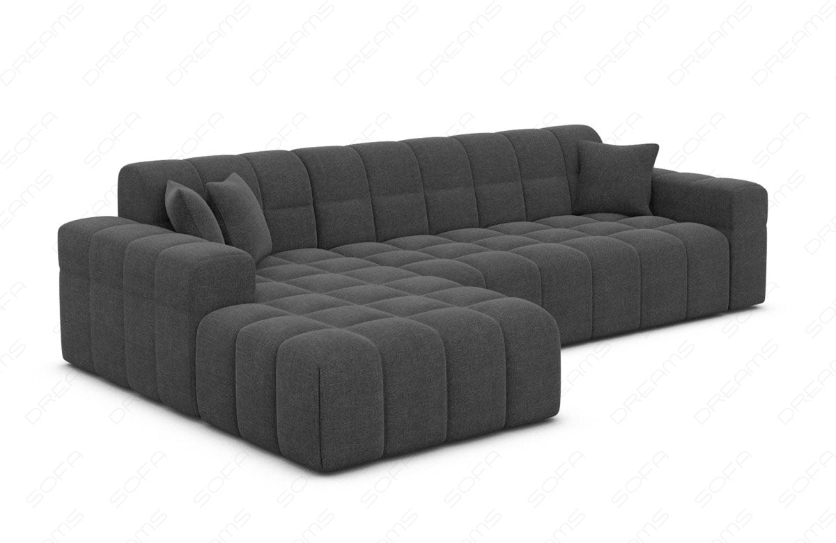 Polster Ecksofa Ibiza L-Kurz – Komfort & Design Anthrazit
