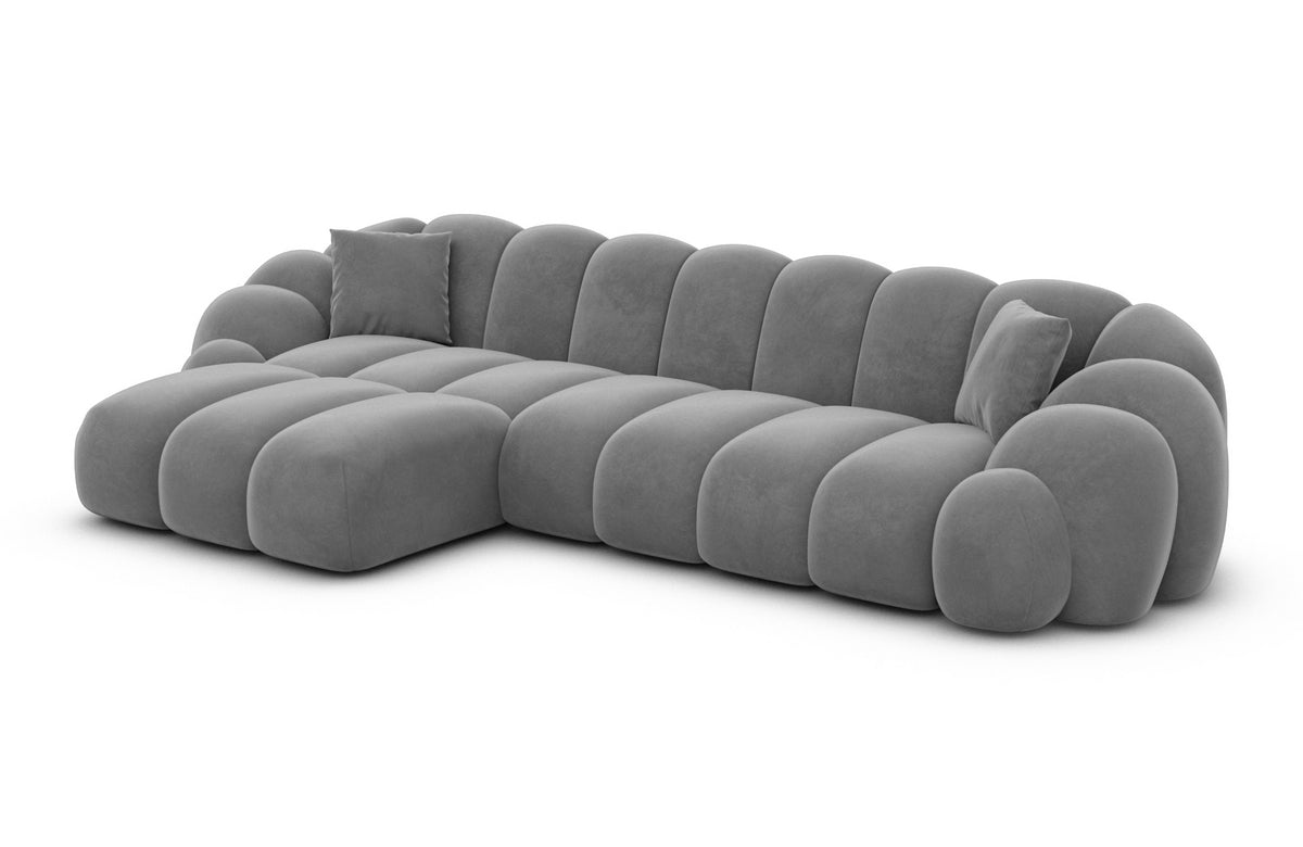 Stoff Ecksofa Rajada L-Form Kurz