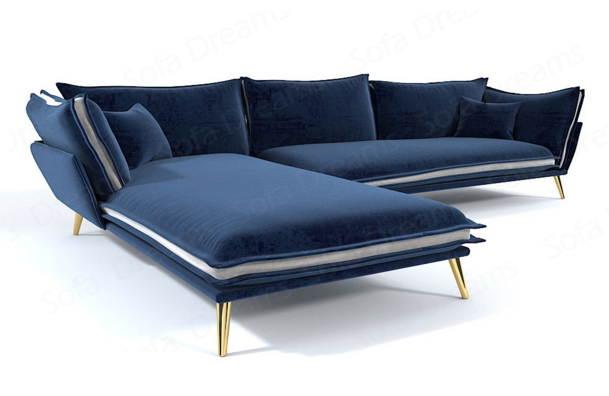 Polster Ecksofa Lobos L-Form – Modern & Bequem Dunkelblau