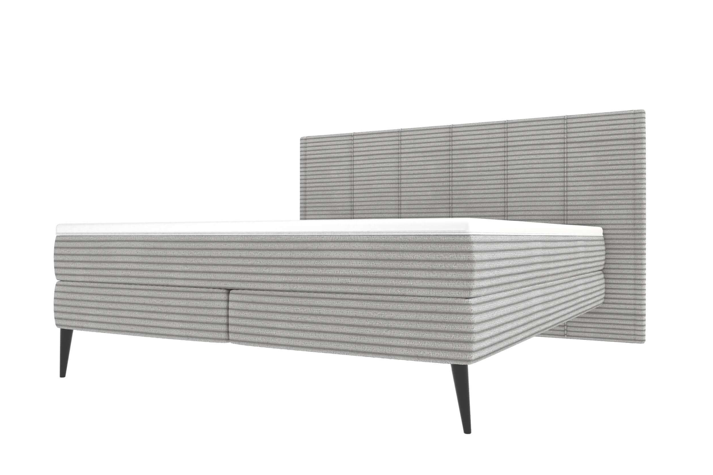 Boxspringbett Vento Hellgrau