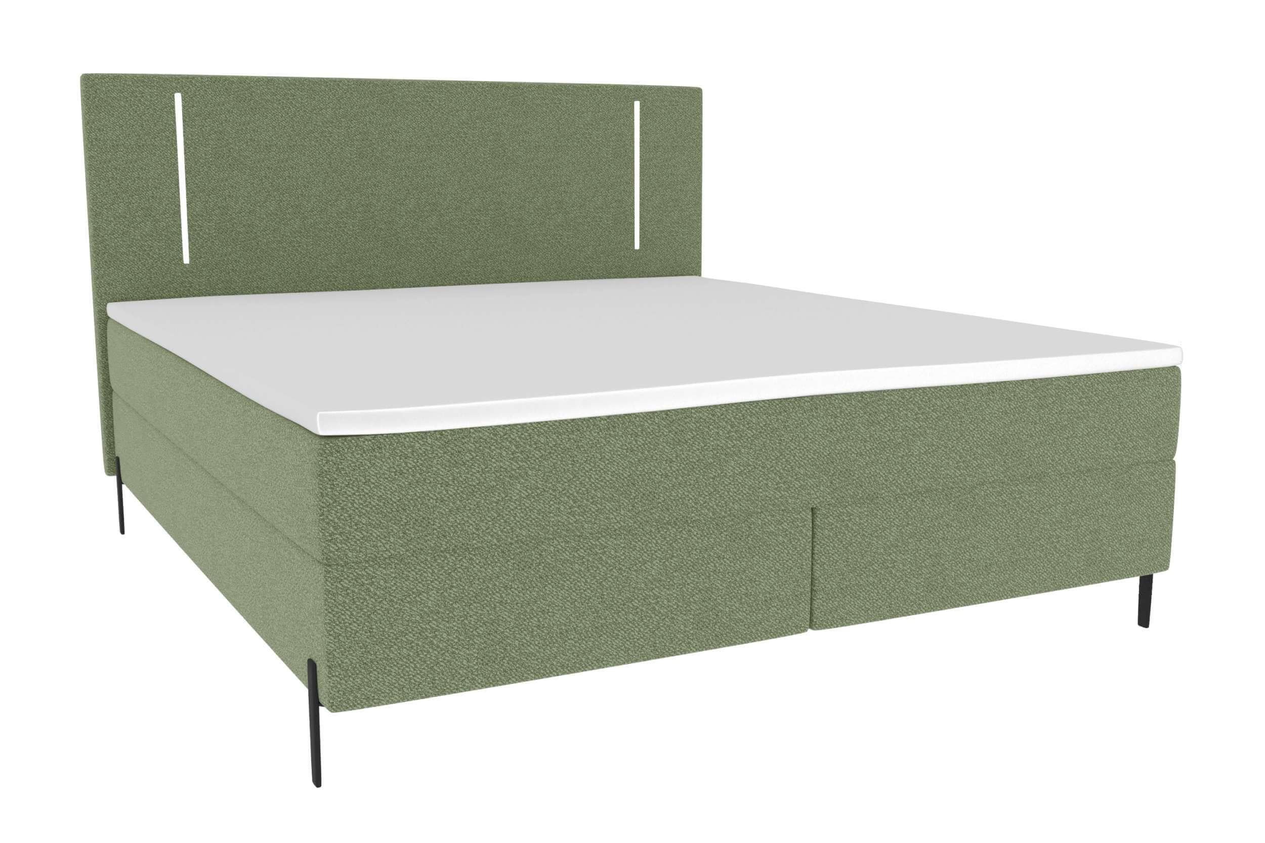 Boxspringbett Titan Salbeigrün