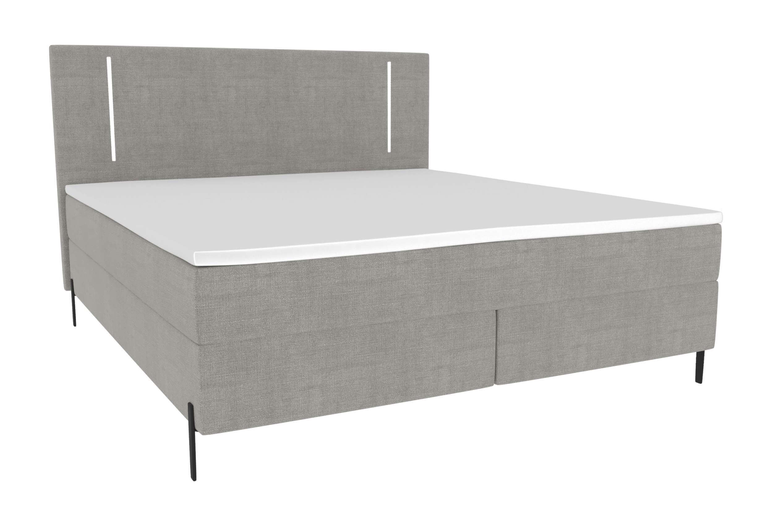 Boxspringbett Titan Silber