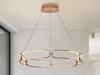 Hängelampe Colette Gold – Elegantes Design für Wohnzimmer - Bild 1