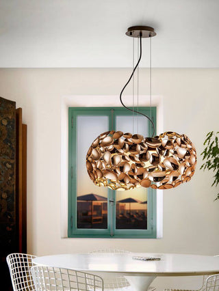 Hängelampe Narisa – Eleganz in Roségold für Wohnzimmer - Bild 1