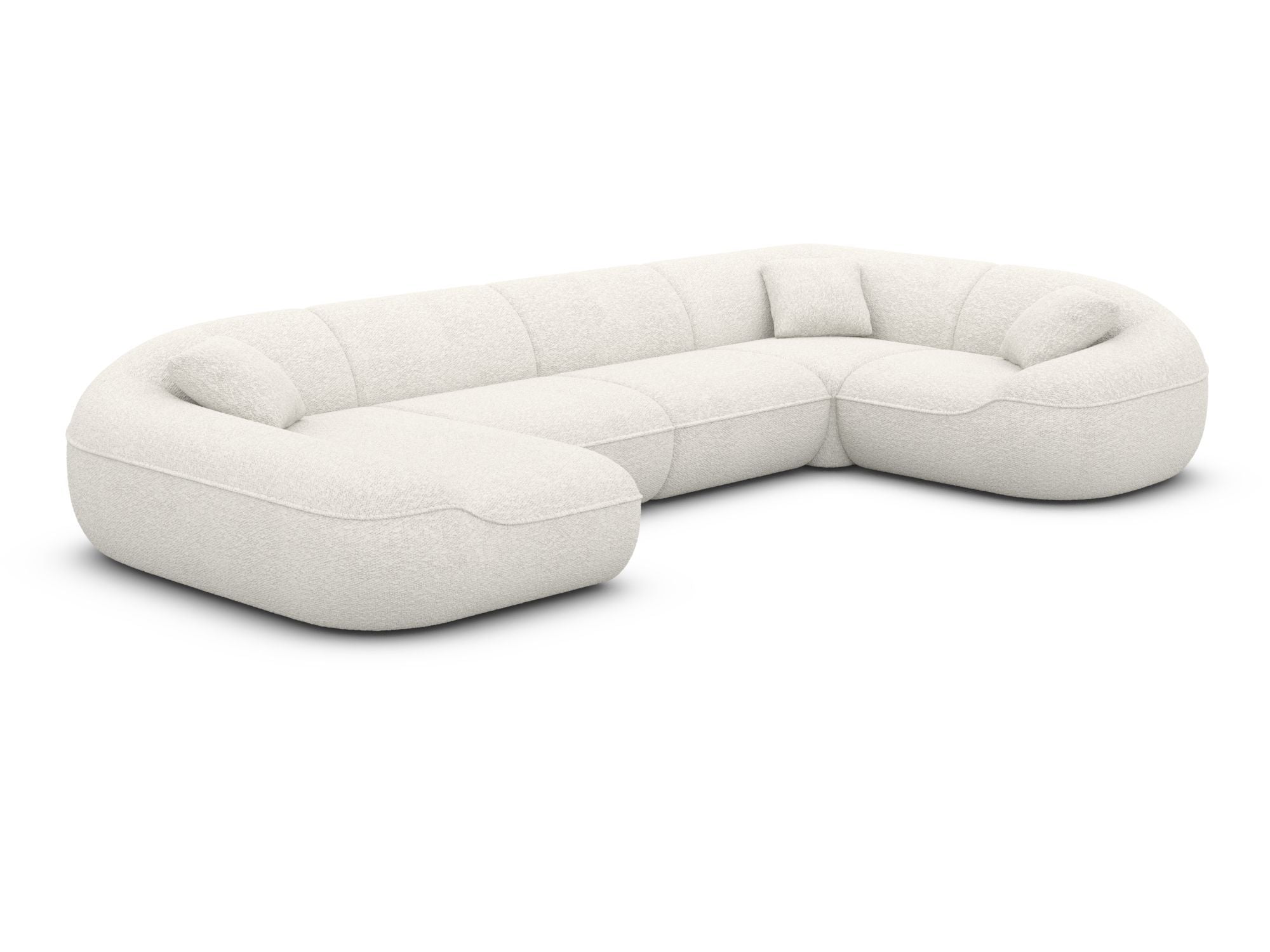 Polster Wohnlandschaft Solmare XL U-Form Anthrazit