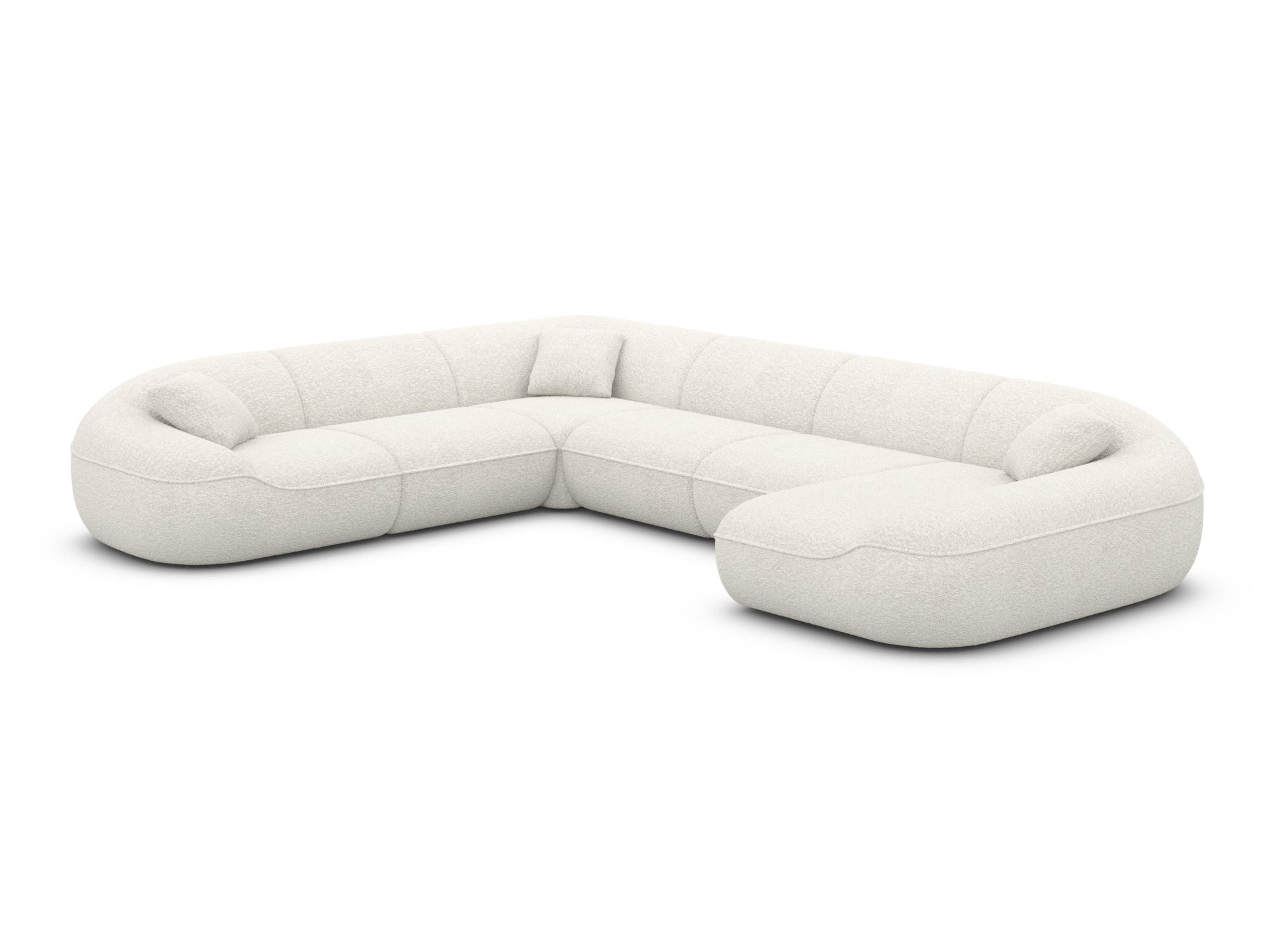 Polster Wohnlandschaft Solmare XXL U-Form Anthrazit