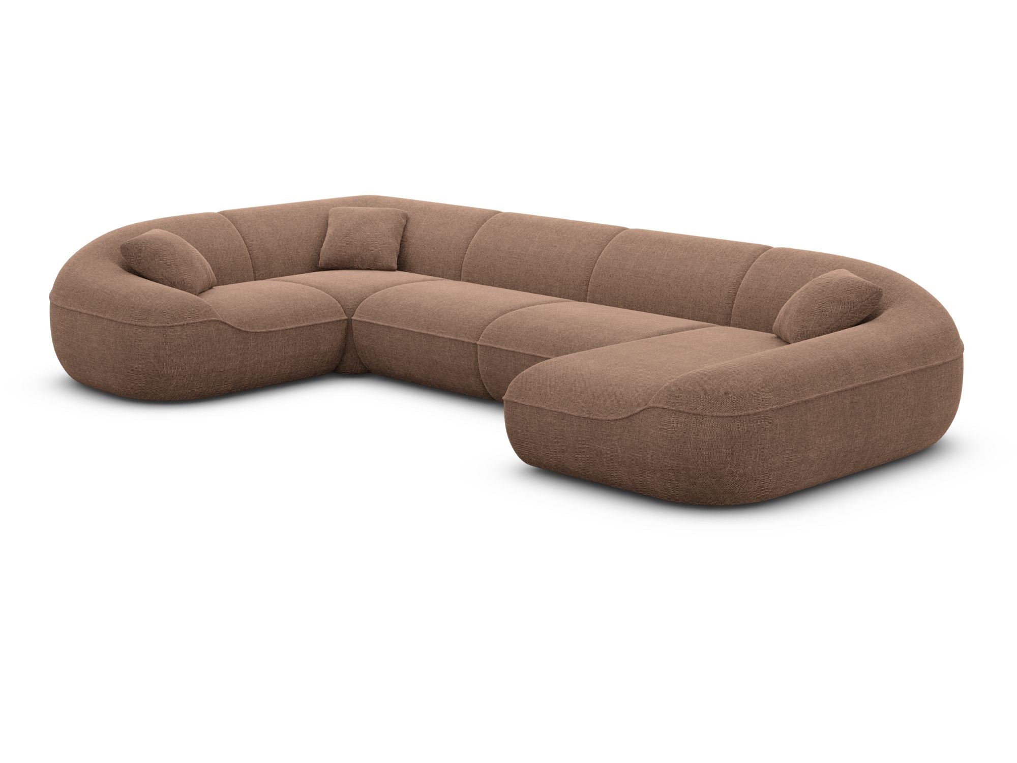 Polster Wohnlandschaft Solmare XL U-Form Anthrazit