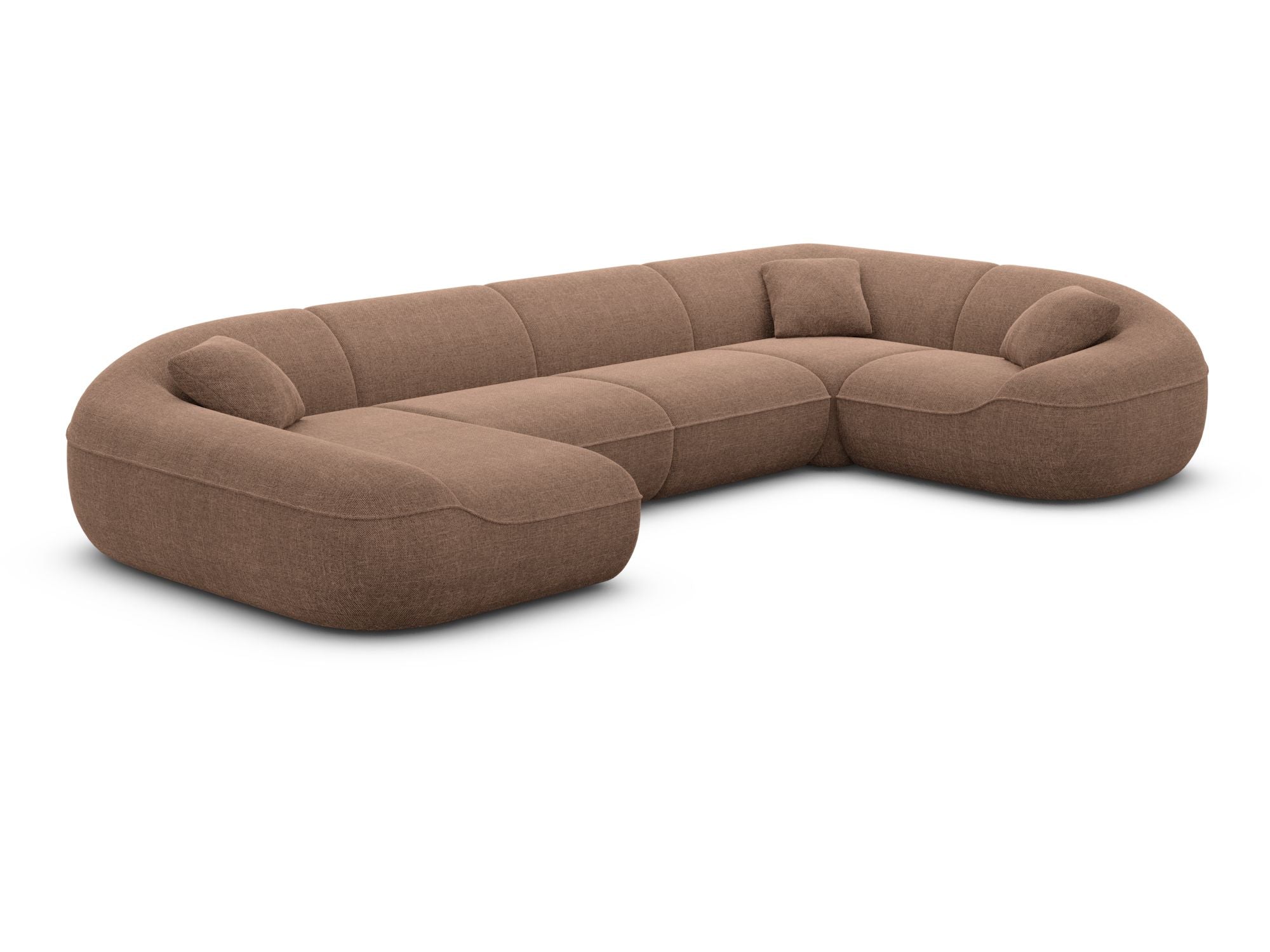 Polster Wohnlandschaft Solmare XL U-Form Anthrazit