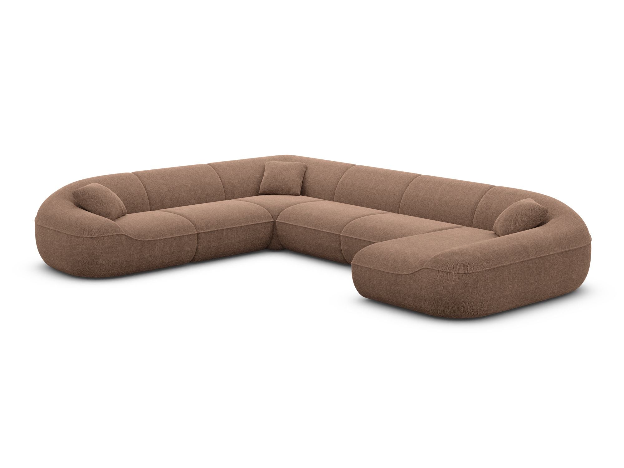 Polster Wohnlandschaft Solmare XXL U-Form Anthrazit
