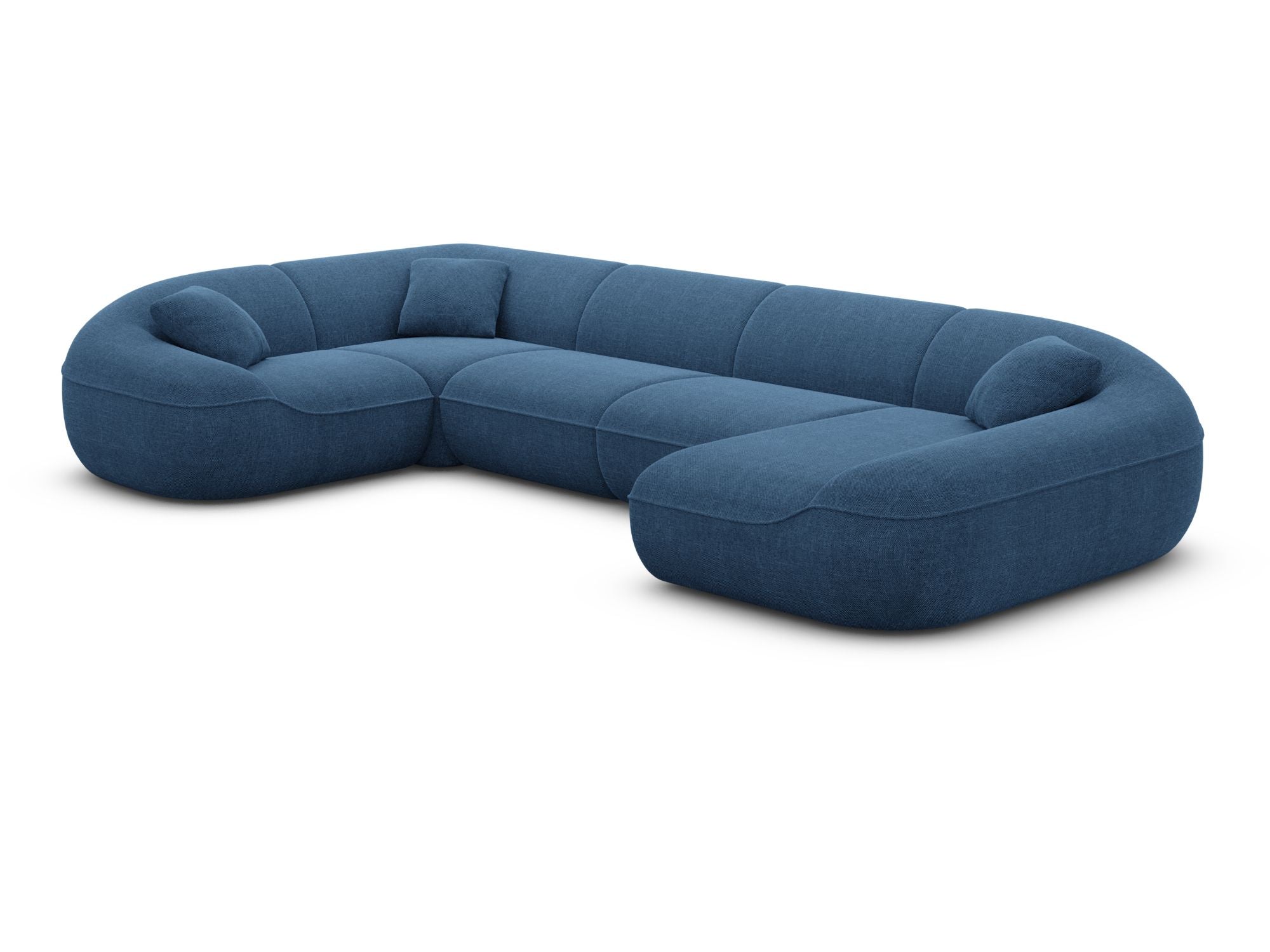 Polster Wohnlandschaft Solmare XL U-Form Anthrazit