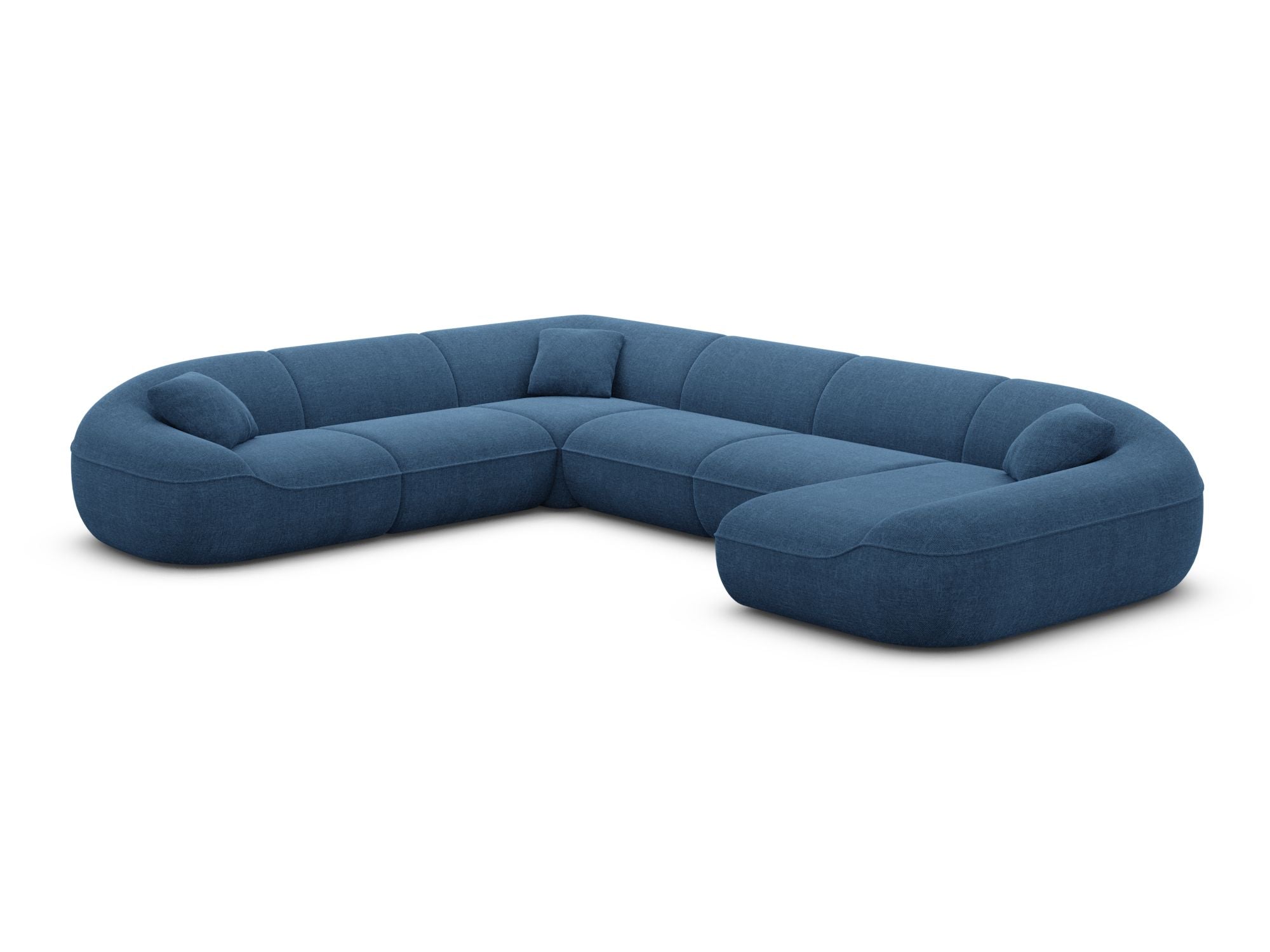 Polster Wohnlandschaft Solmare XXL U-Form Anthrazit