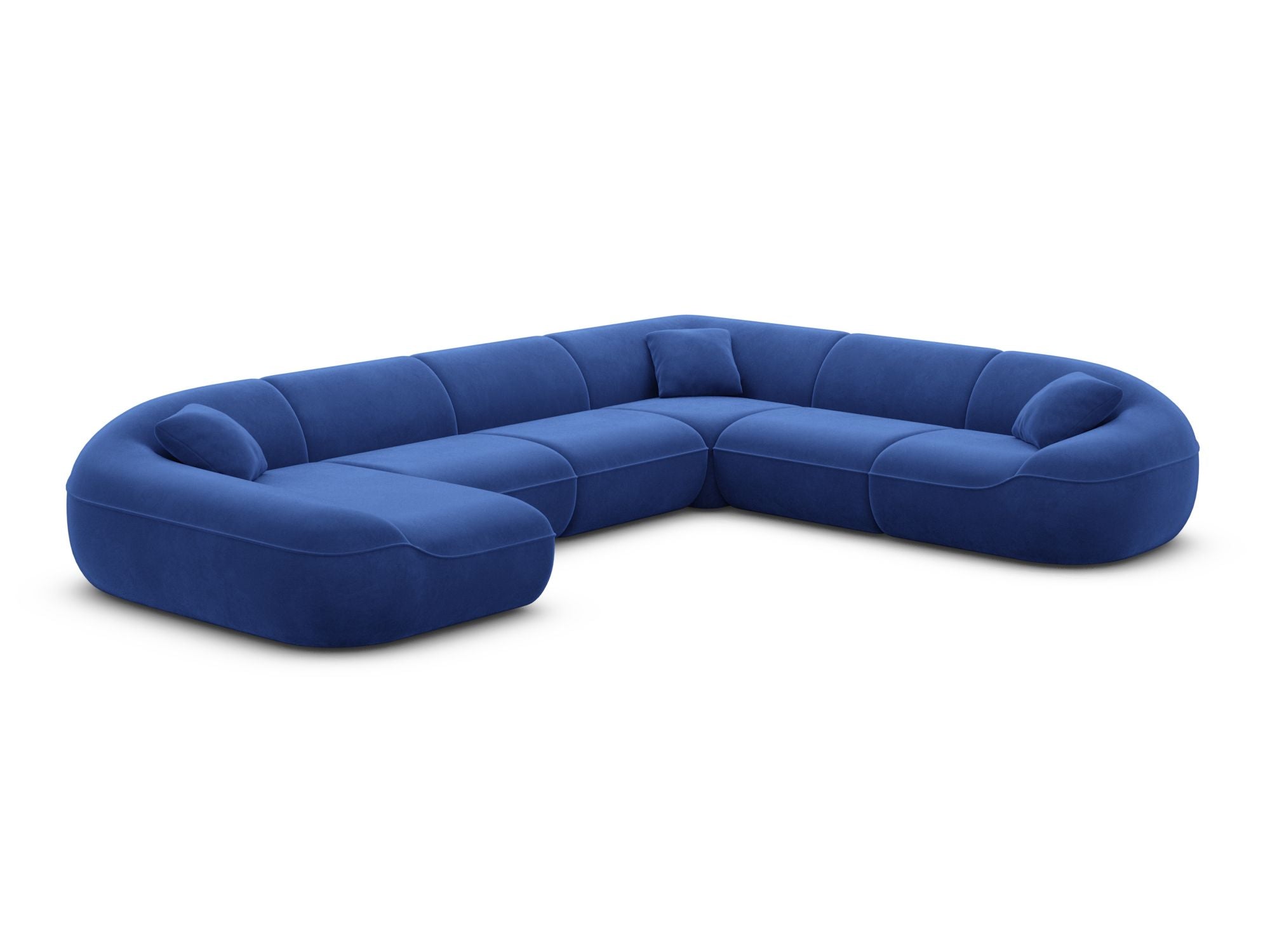 Polster Wohnlandschaft Solmare XXL U-Form Anthrazit