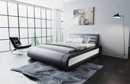 Wasserbett Sorano mit LED und gerundeten Seitenteilen