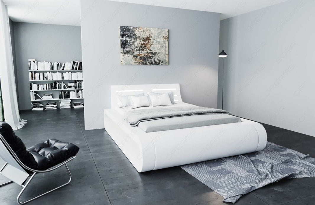 Wasserbett Sorano mit LED und gerundeten Seitenteilen