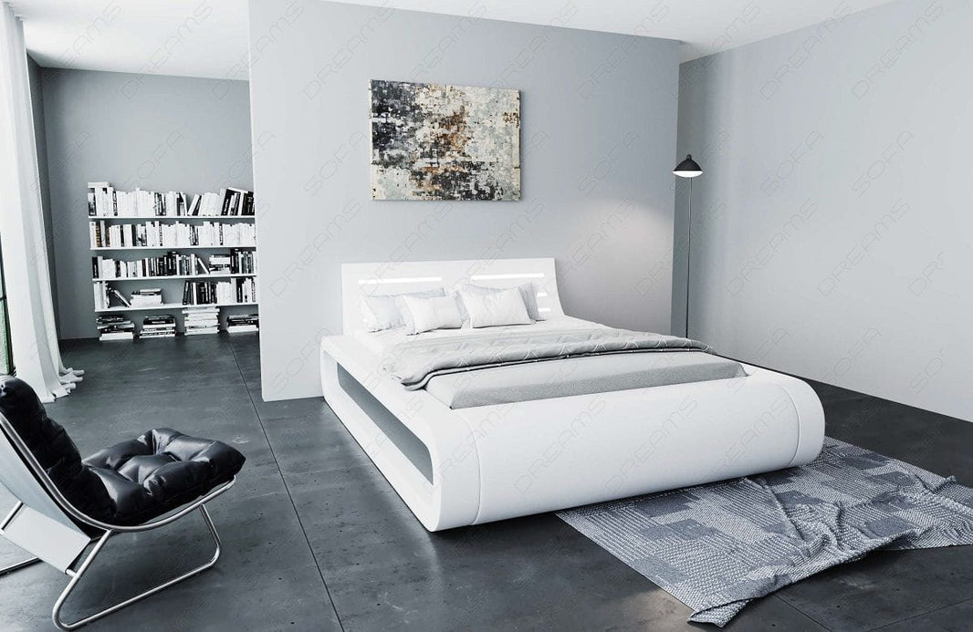 Wasserbett Sorano mit LED und gerundeten Seitenteilen