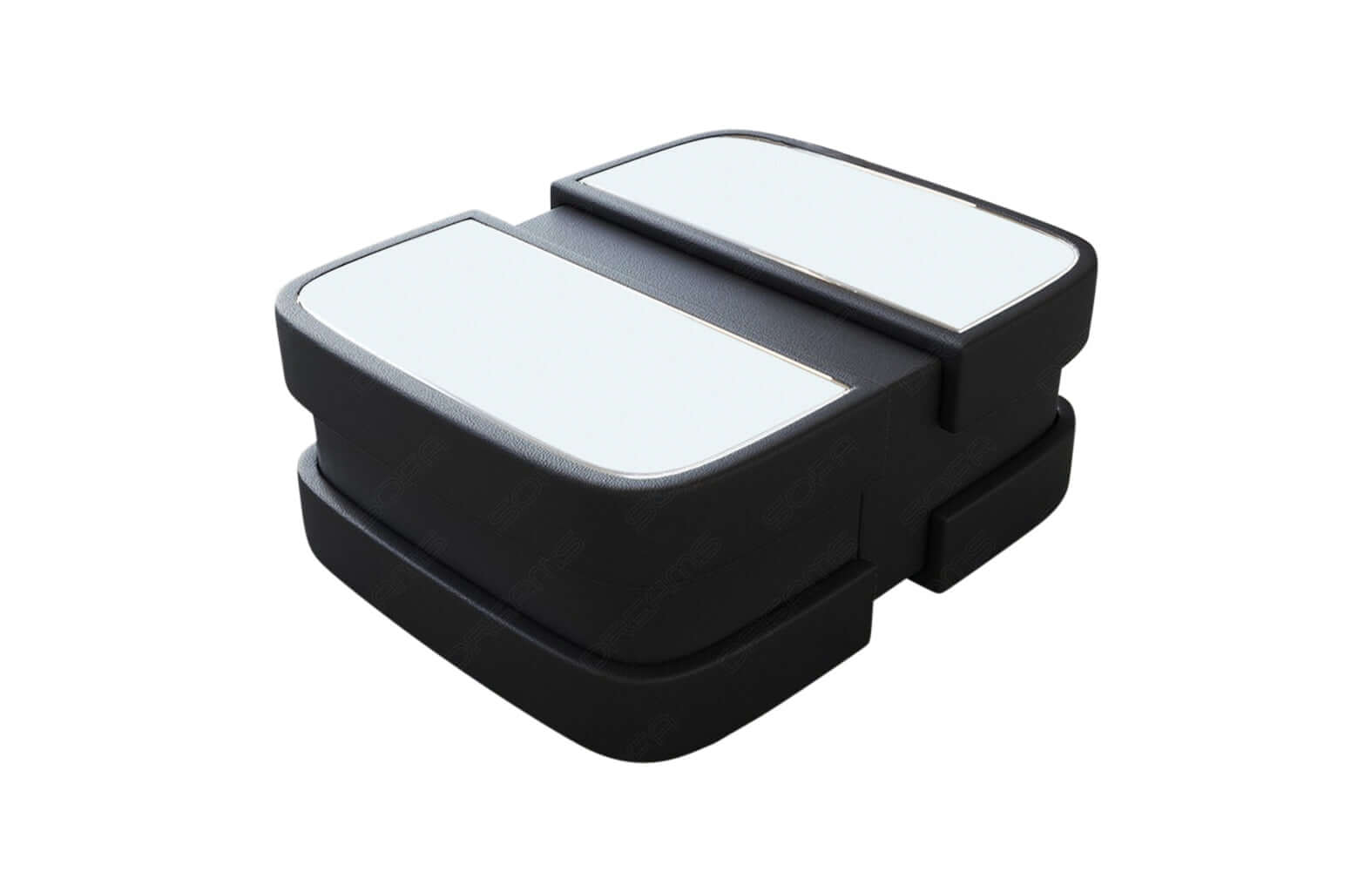 Couchtisch Modell Lederoptik schwarz