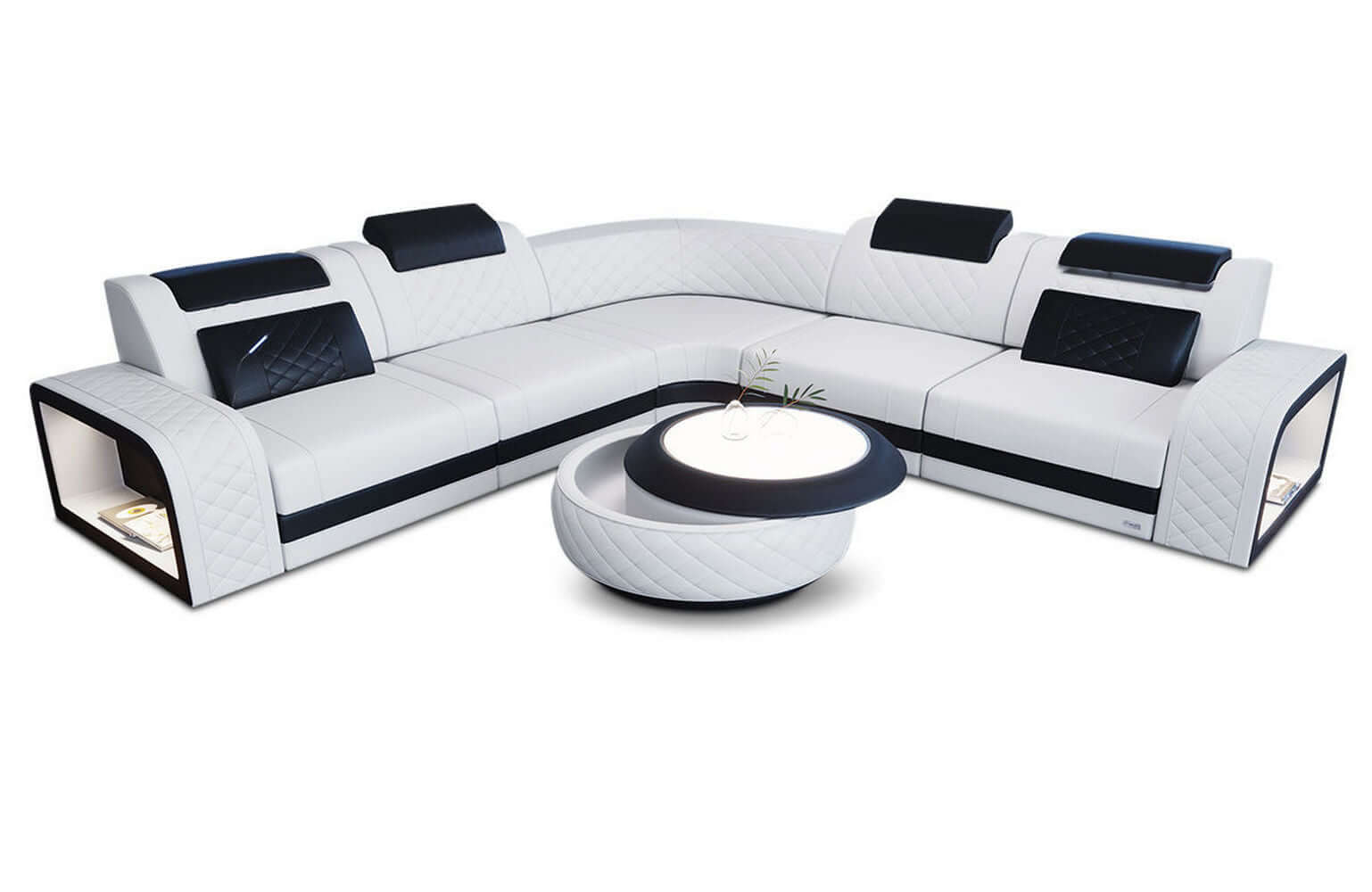Mini Ecksofa Foggia Leder