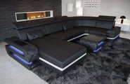 Mini Leder Wohnlandschaft Bologna – Komfort & Stil
