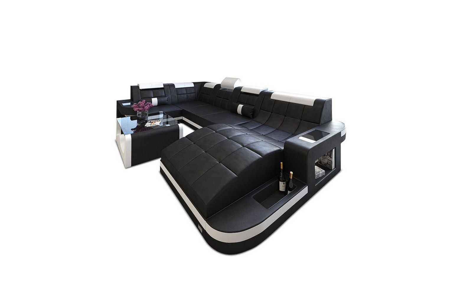 Relax-Wohnlandschaft Wave mit LED-Beleuchtung