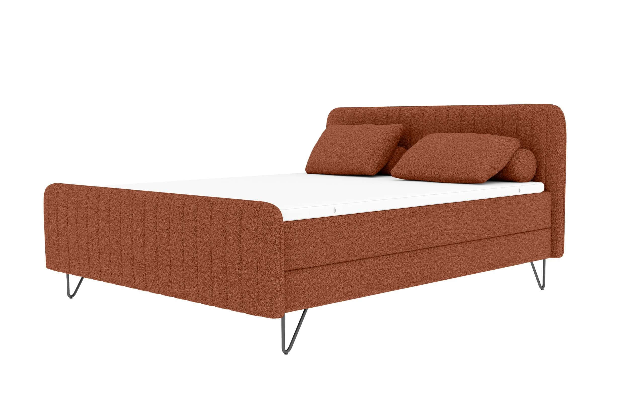 Boxspringbett Aurelio Terracotta