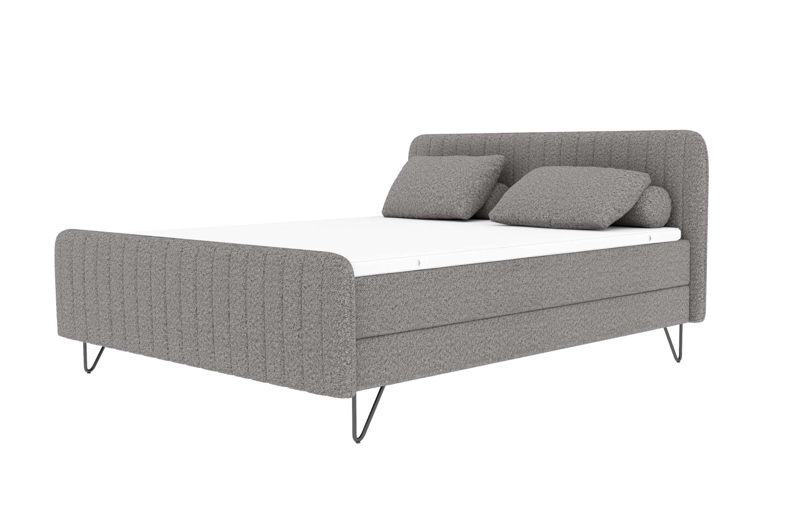 Boxspringbett Aurelio Grau
