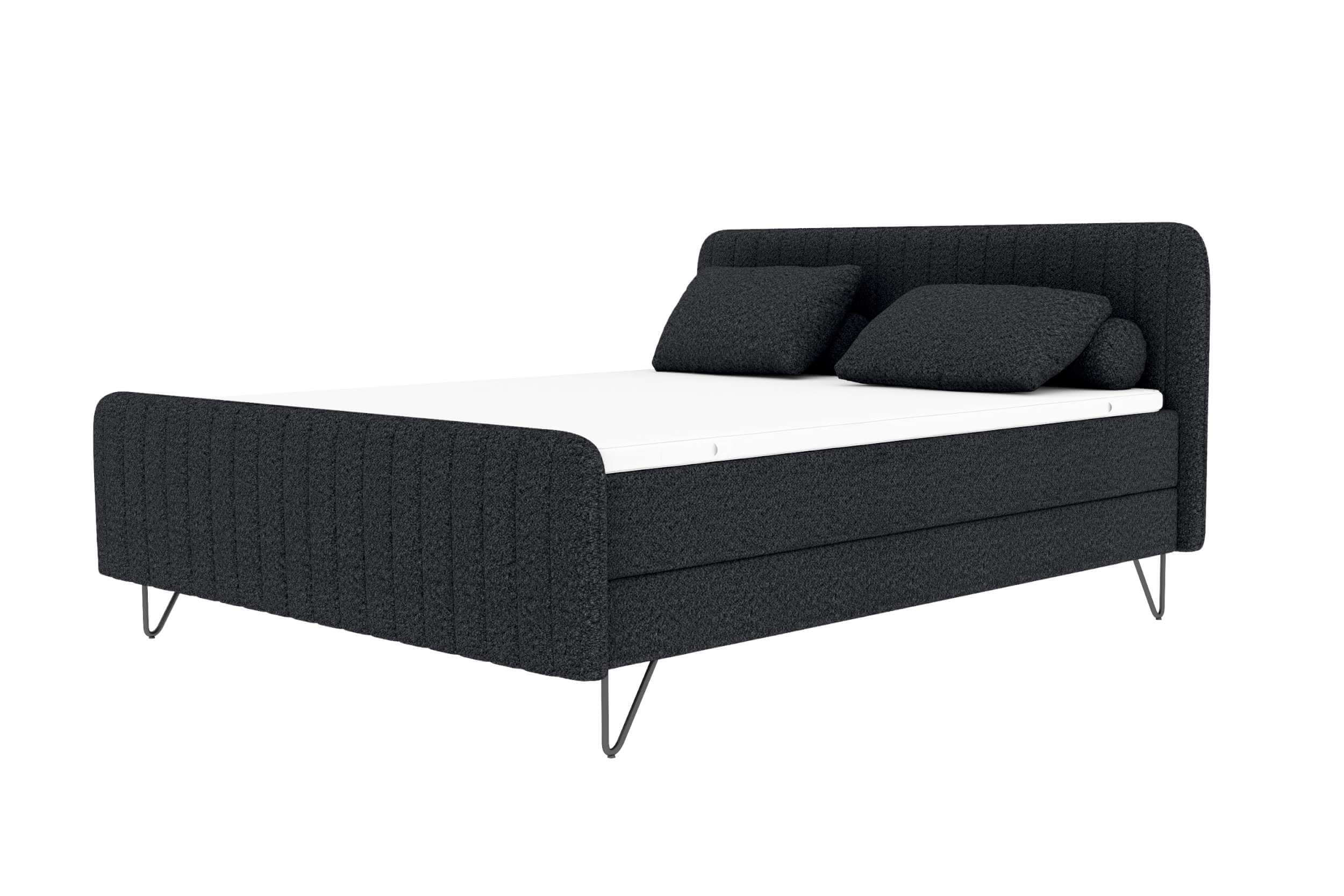 Boxspringbett Aurelio Schwarz