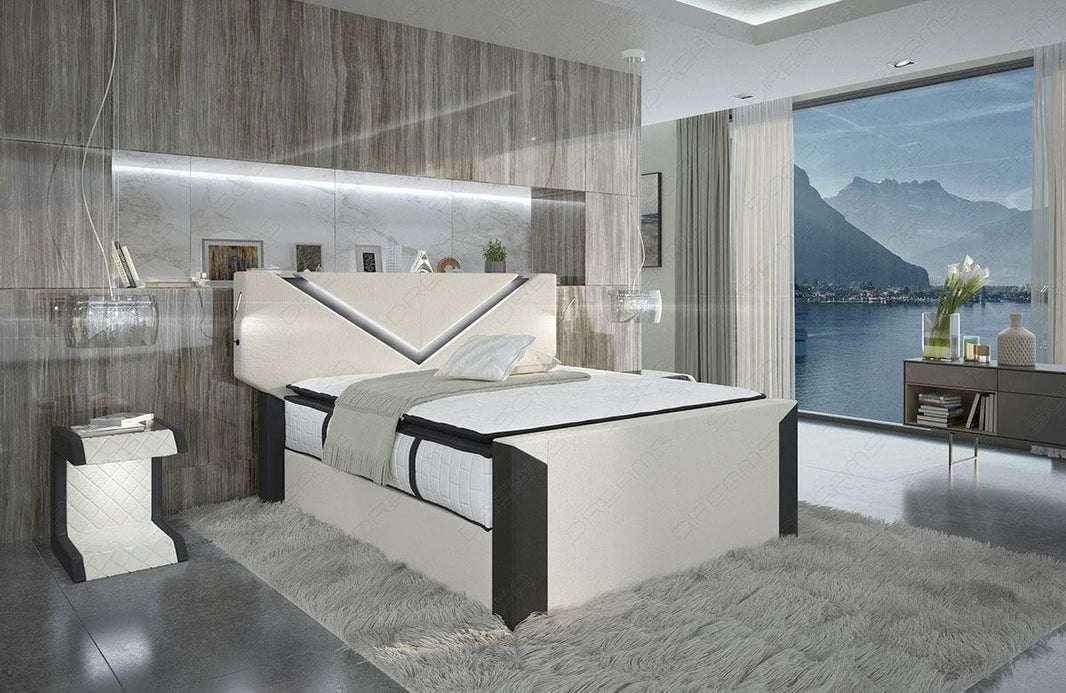 Boxspringbett Lyon Stoff