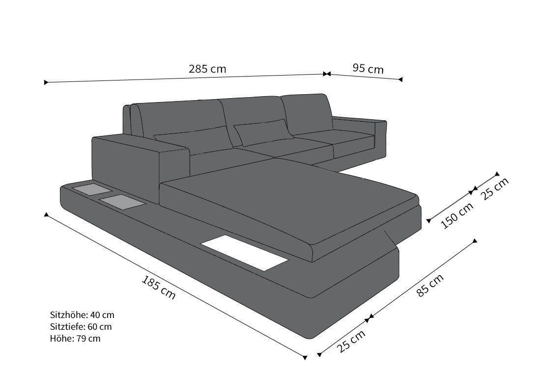 Rattan Sofa Messana L – Creme