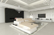 Stoffsofa Messana L-Form – Komfort & Design