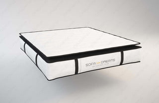 Boxspringbett Asti Schwarz/Weiß 180x200 cm für Schlafzimmer - Bild 5