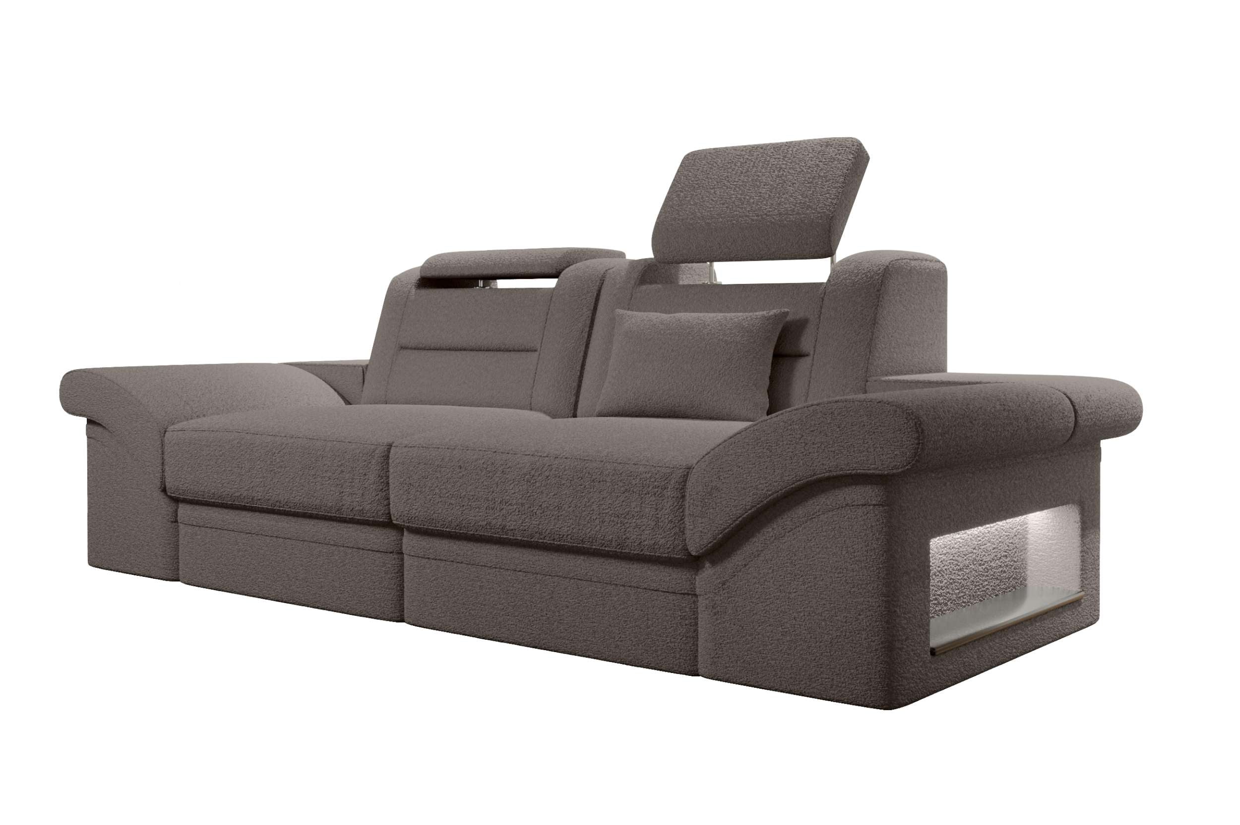 2-Sitzer Polstersofa Monza Hellbraun