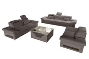 Polster-Sofagarnitur Monza, 3-Sitzer, 2-Sitzer und Sessel