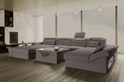Wohnlandschaft Monza U Form Stoffsofa