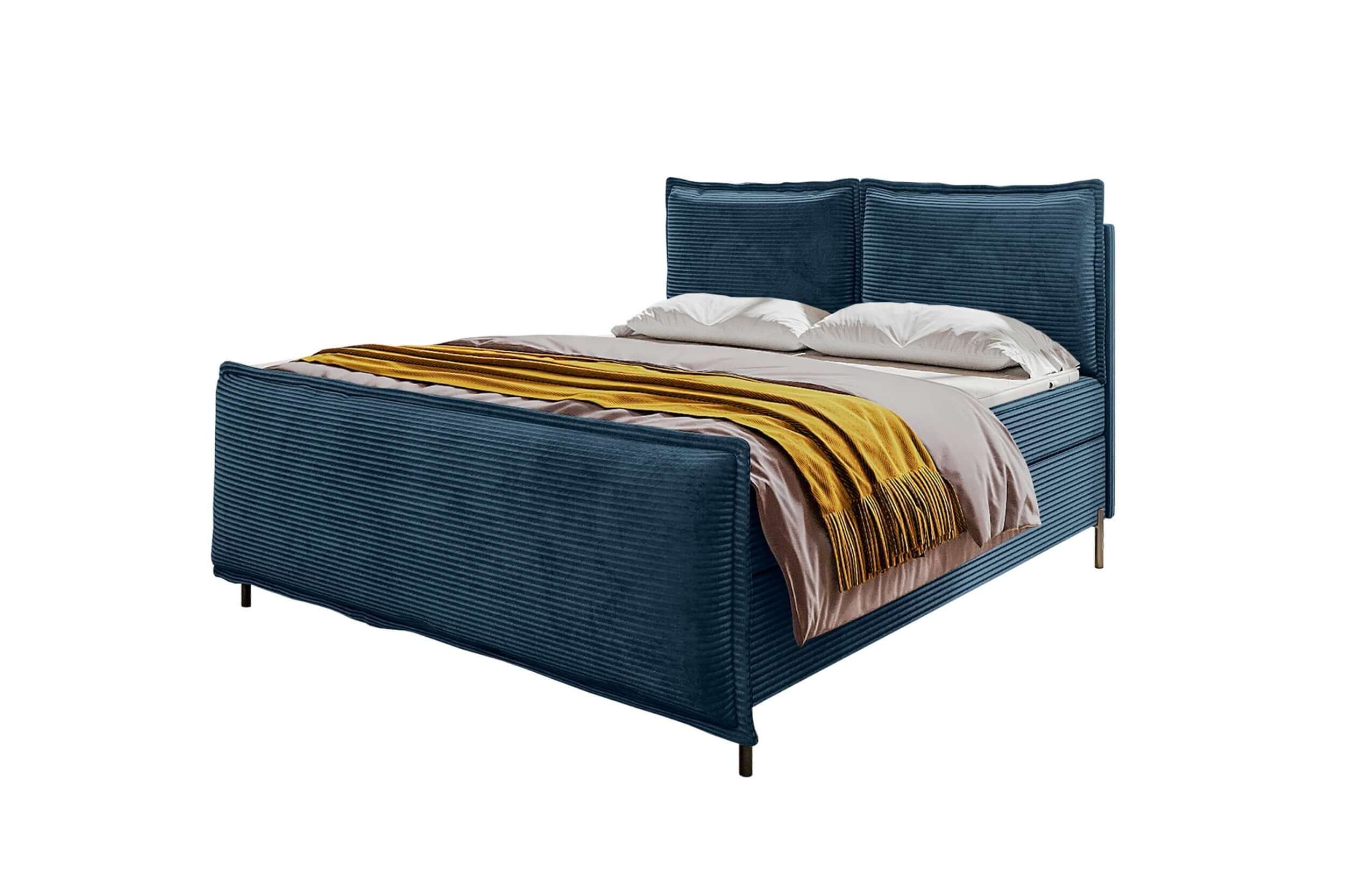 Boxspringbett Elysio Plus Blau