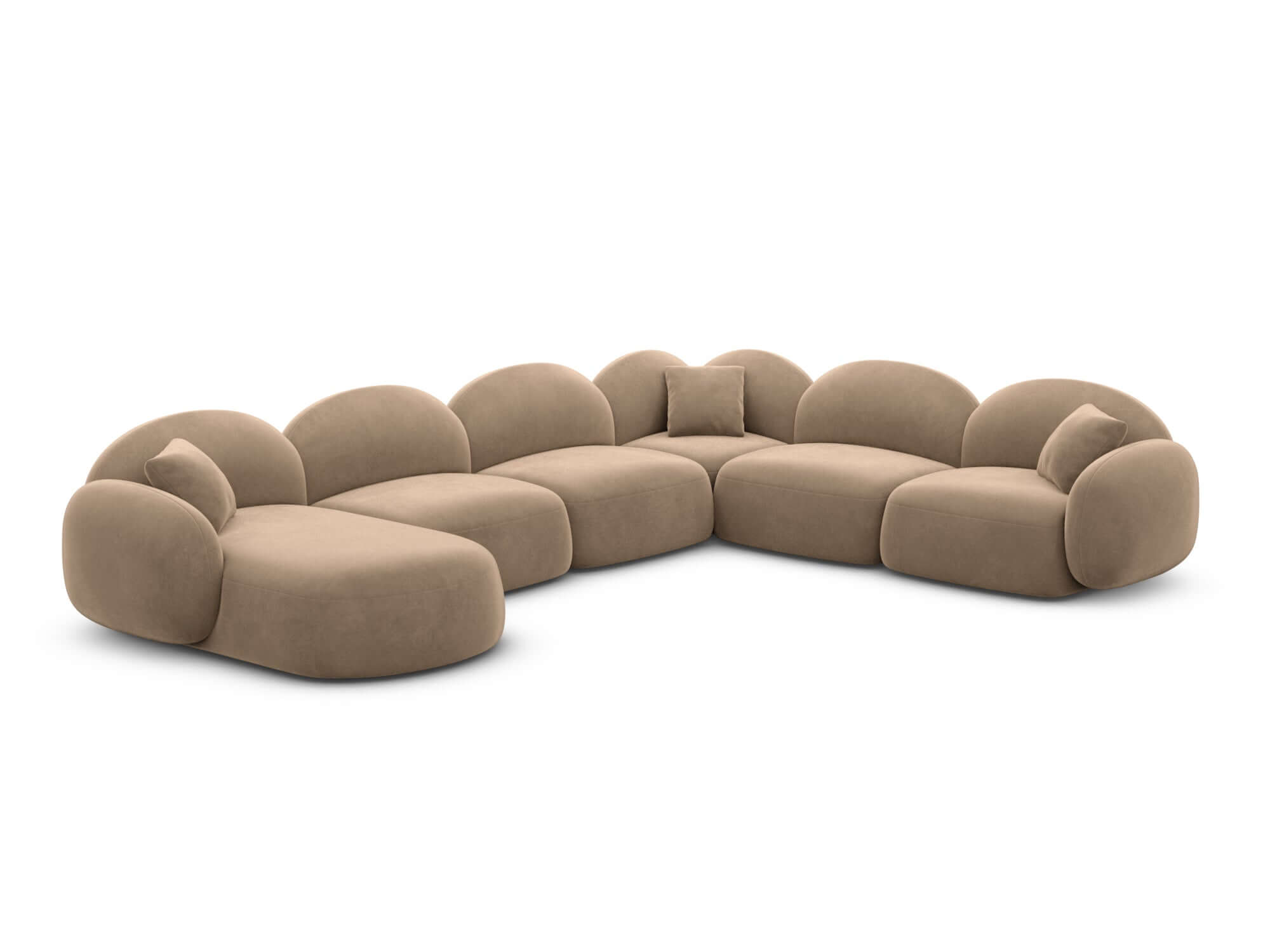 Polster Wohnlandschaft Mirello XXL U-Form