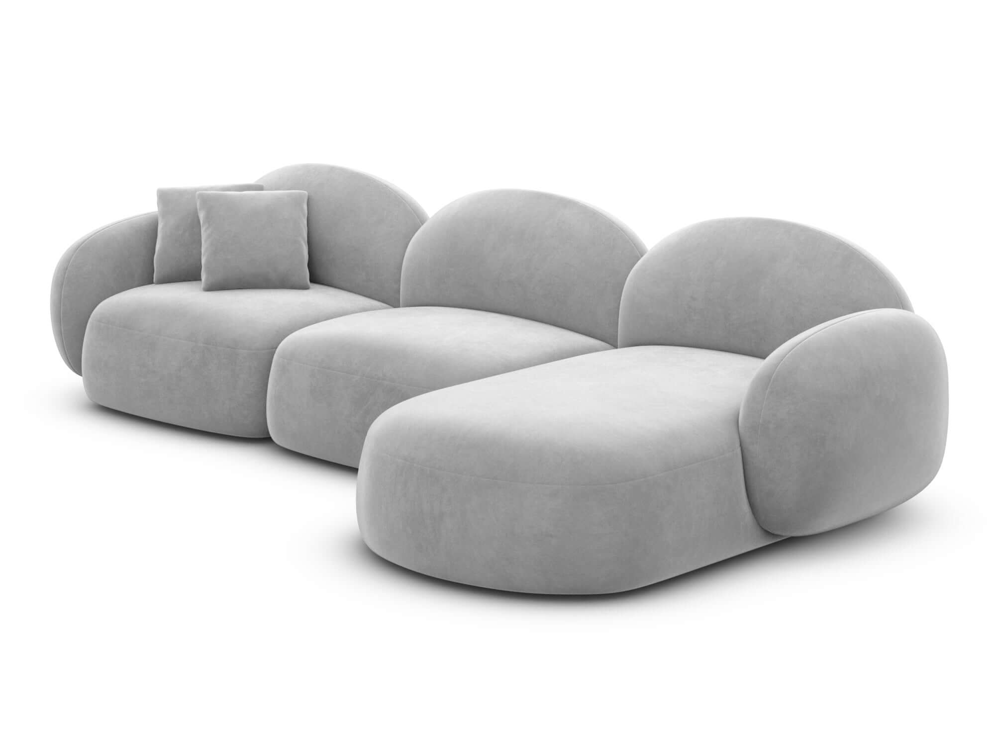 Polster Ecksofa Mirello L Form kurz