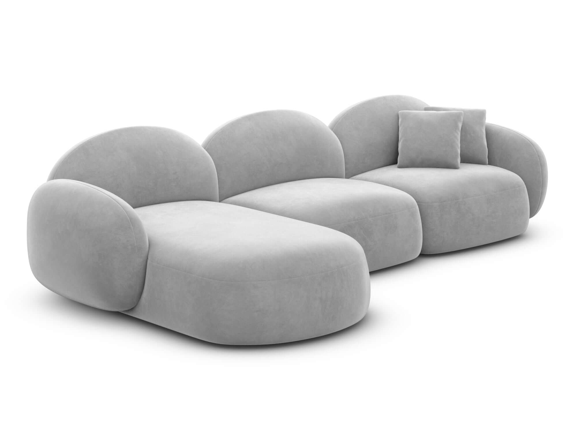 Polster Ecksofa Mirello L Form kurz