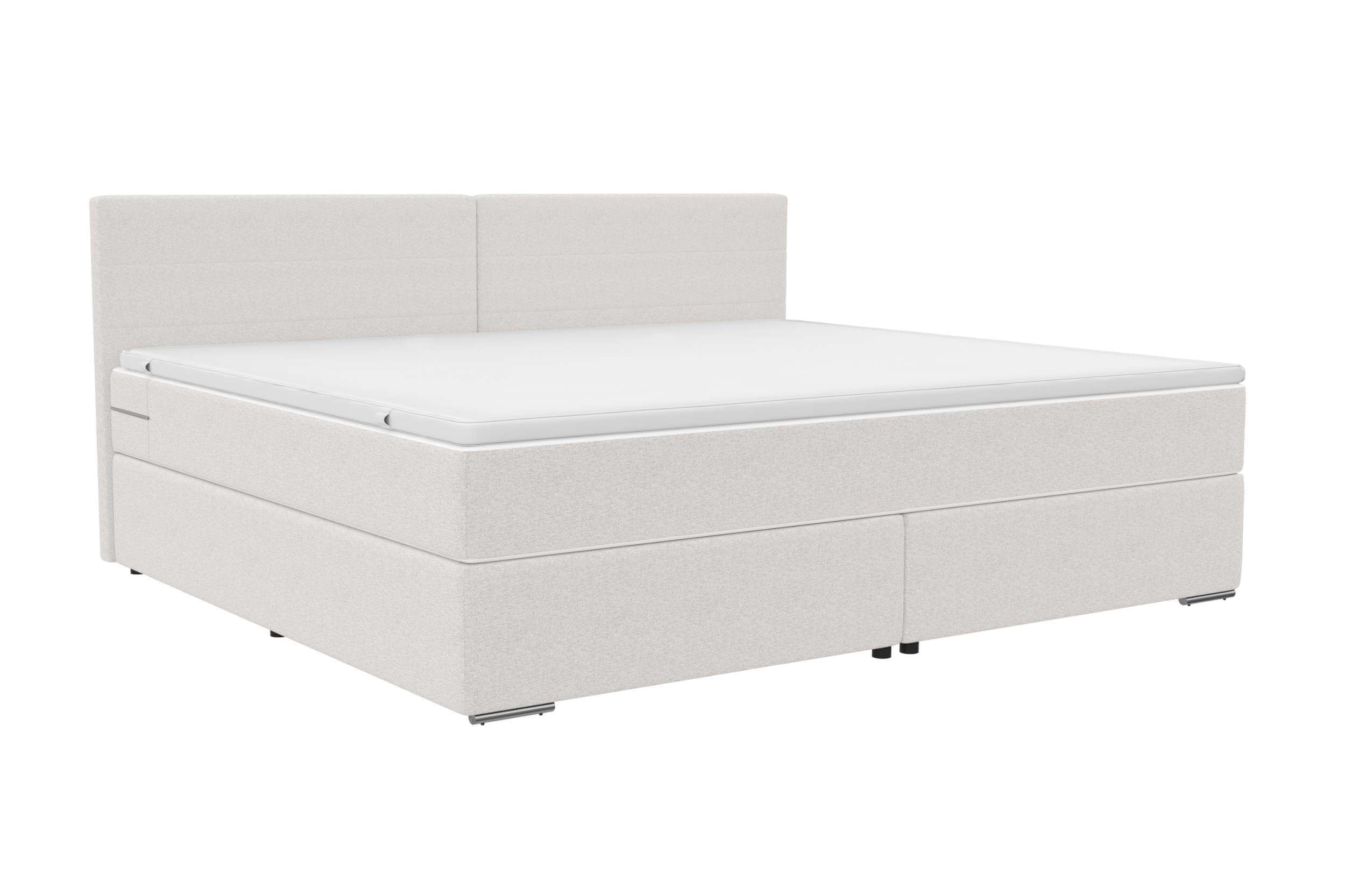 Boxspringbett Valerio Familienbett Weiß