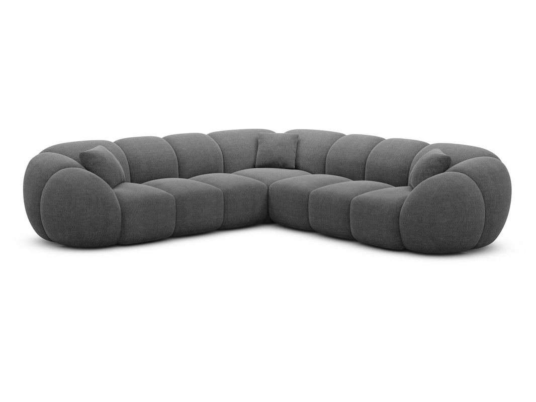 Couch Valderosa L-Form in Stoff