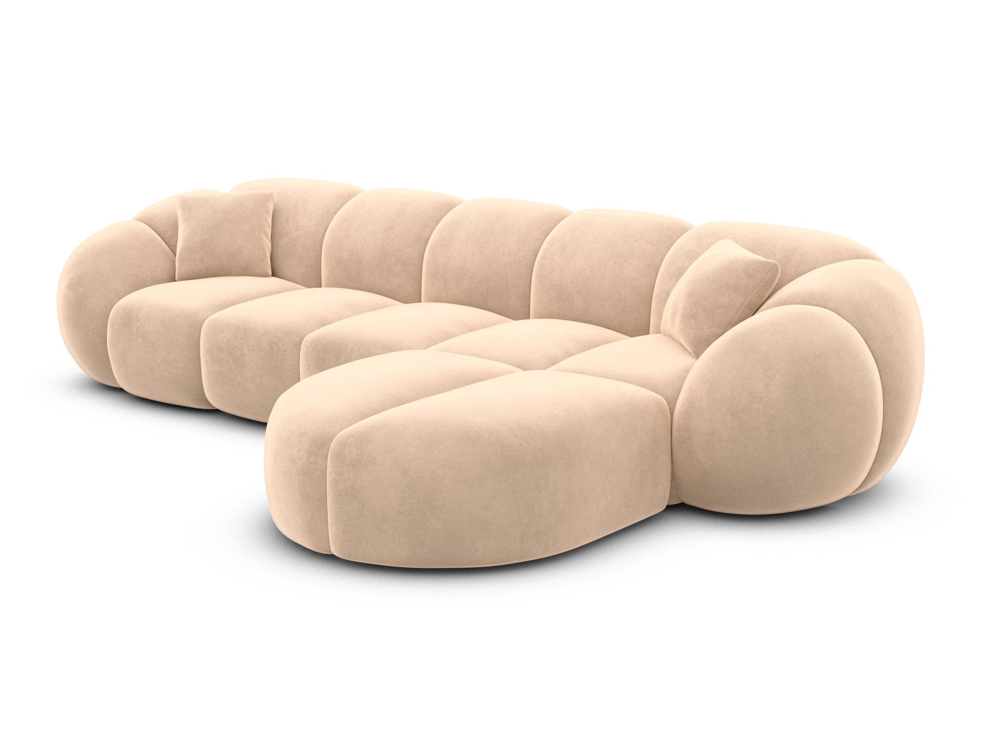 Polster Ecksofa Valderosa L Form kurz