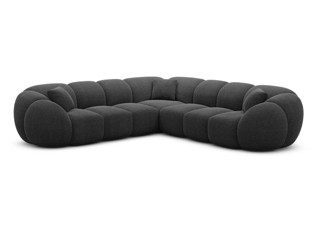Couch Valderosa L-Form in Stoff
