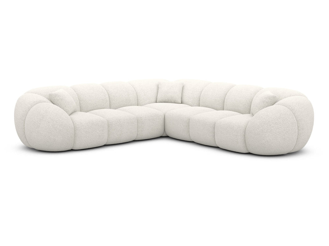 Couch Valderosa L-Form in Stoff