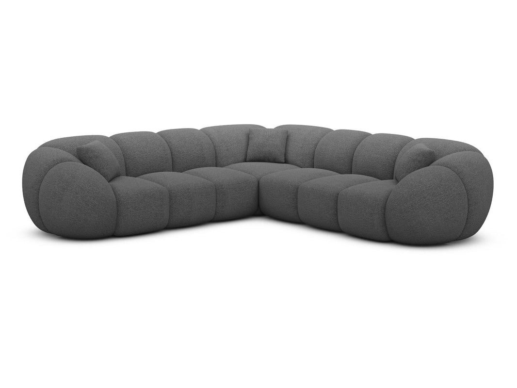 Couch Valderosa L-Form in Stoff