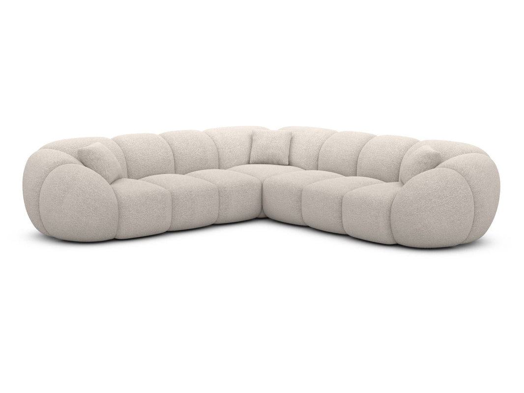 Couch Valderosa L-Form in Stoff