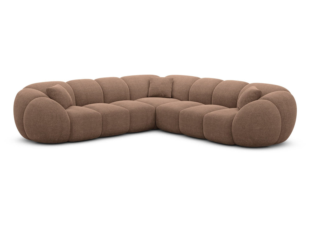 Couch Valderosa L-Form in Stoff