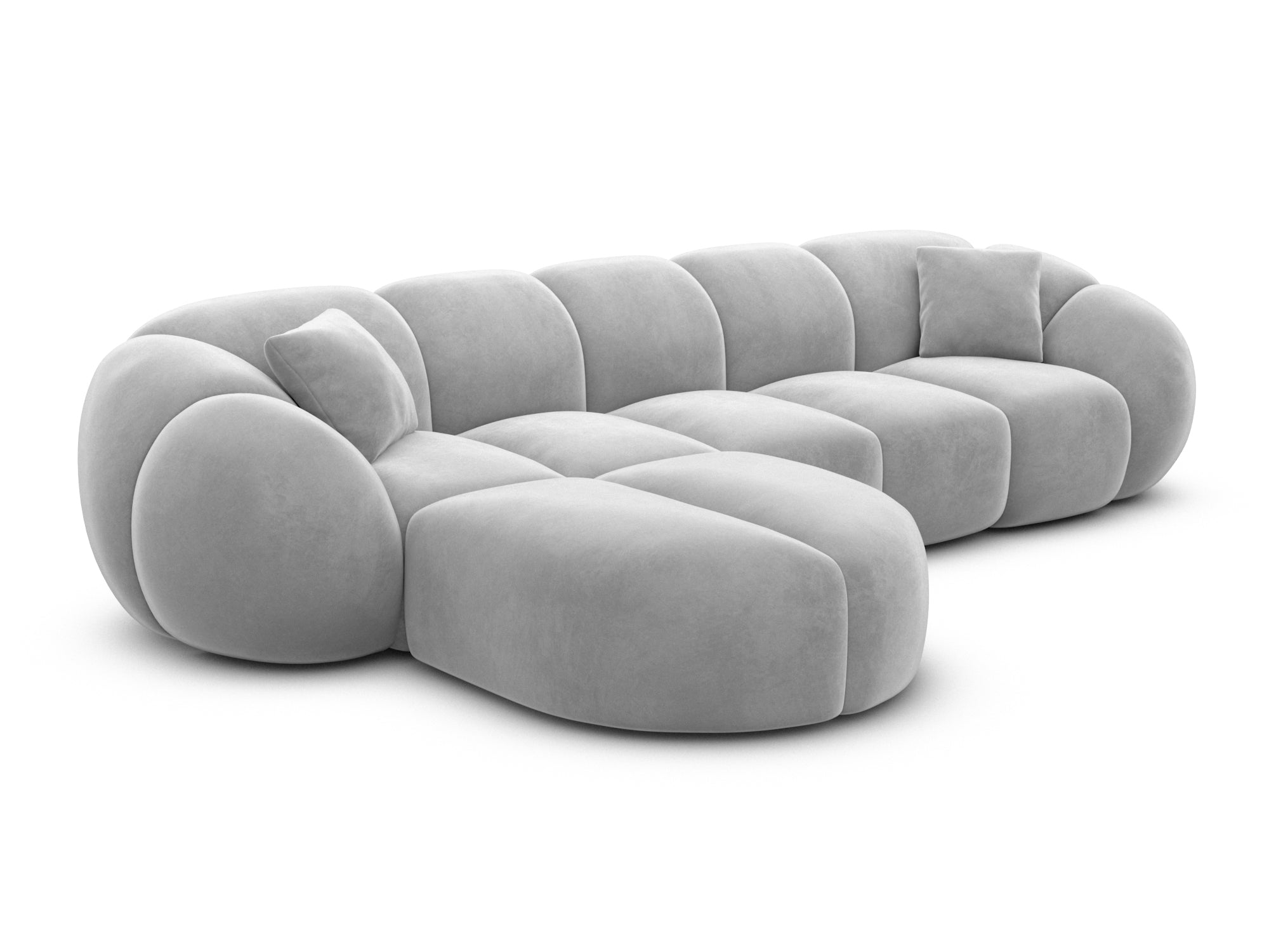 Polster Ecksofa Valderosa L Form kurz