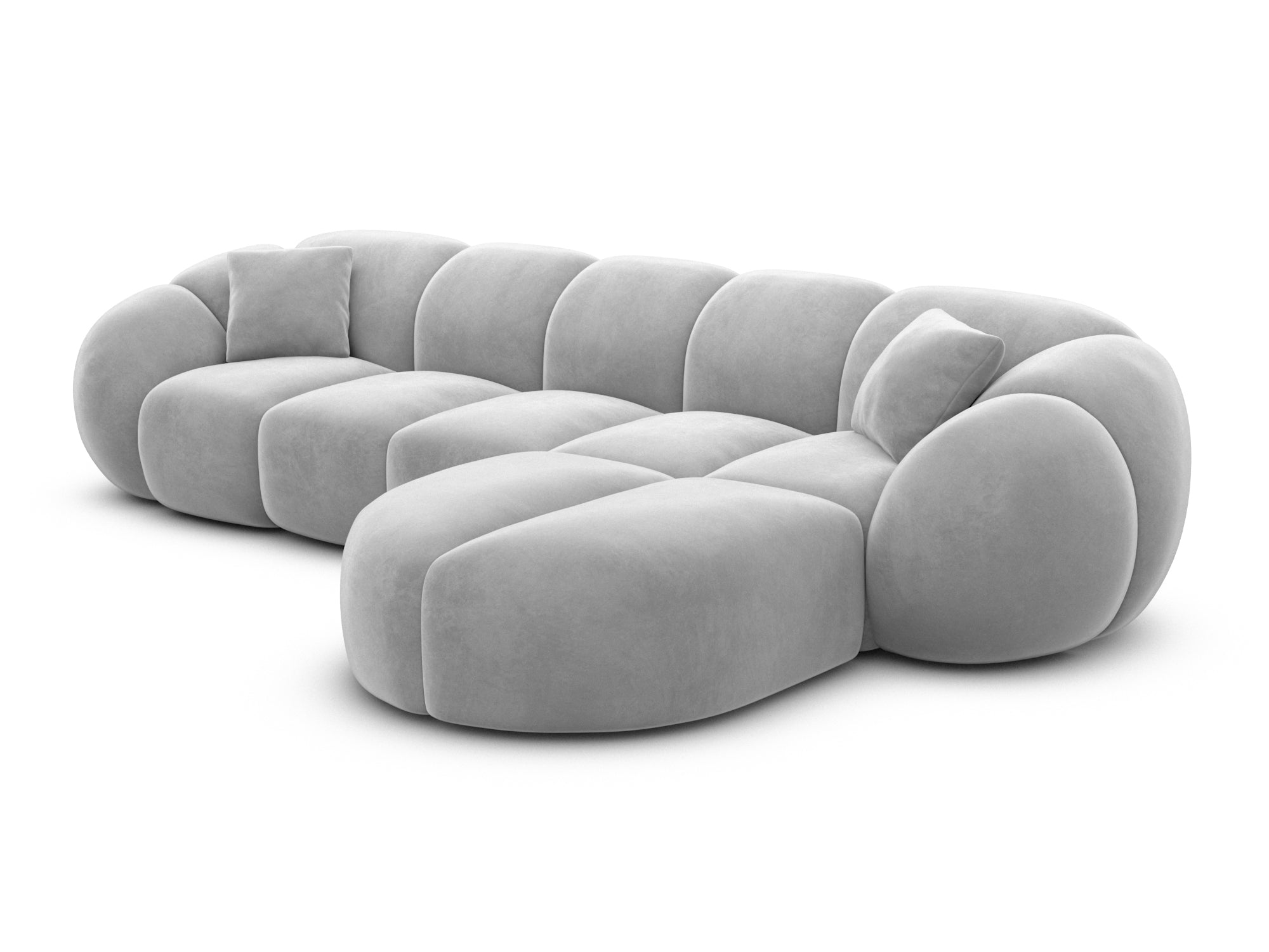 Polster Ecksofa Valderosa L Form kurz