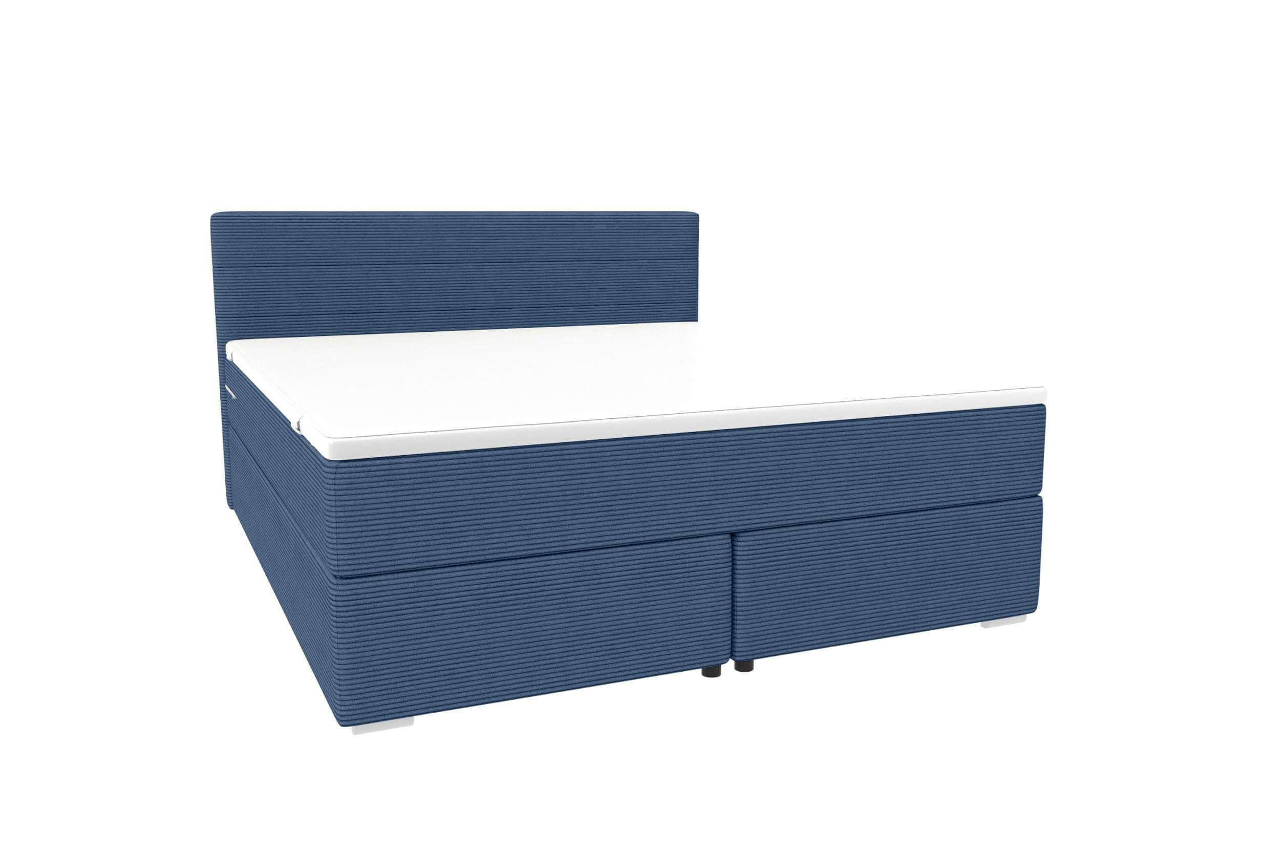 Boxspringbett Valerio Blau