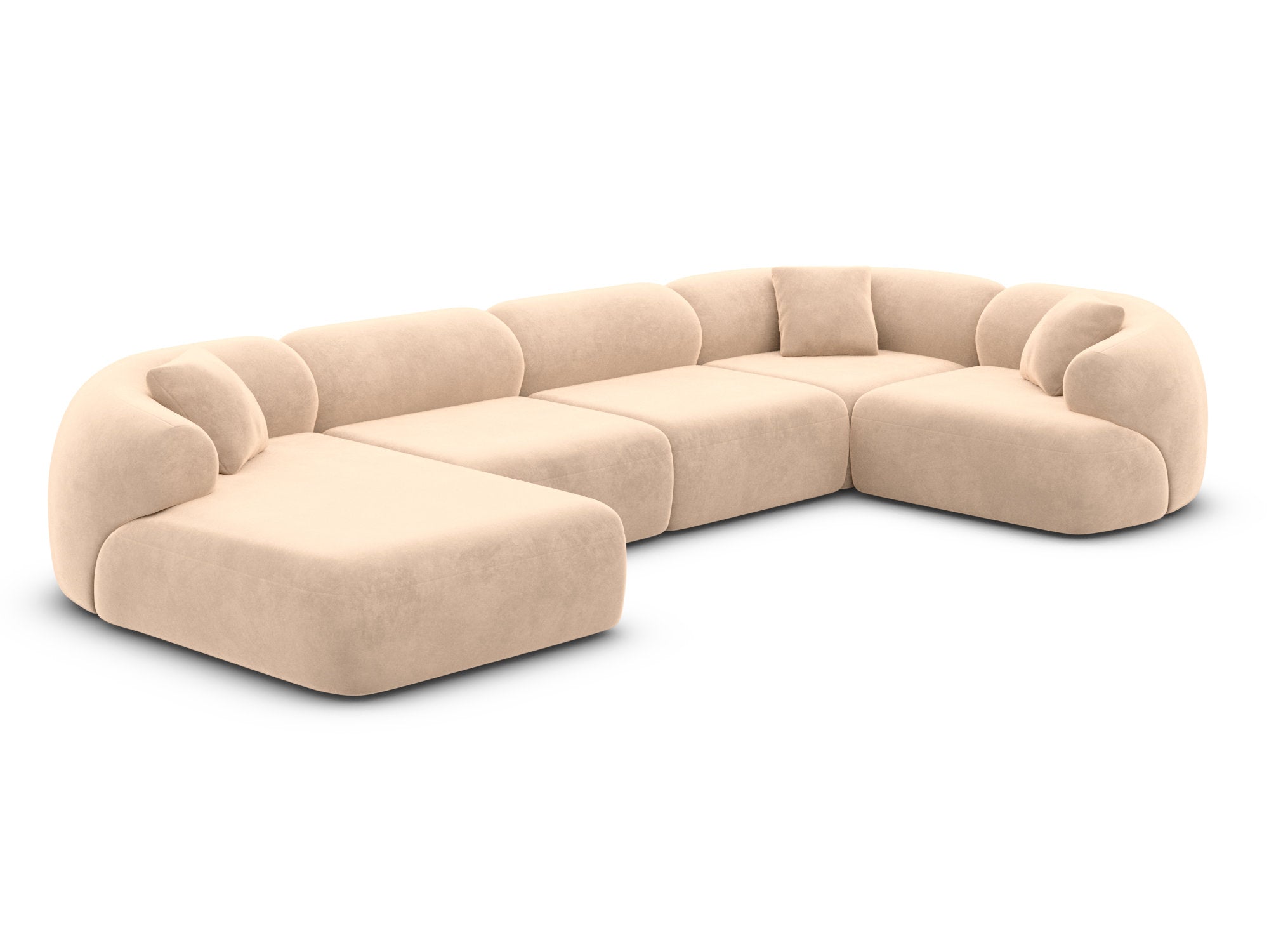 Polster Wohnlandschaft Monteluna XL U-Form Beige
